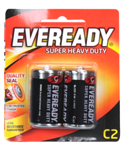 Eveready 1235-BP2, Pin C 1,5V Eveready 1235BP2 Super Heavy Duty 